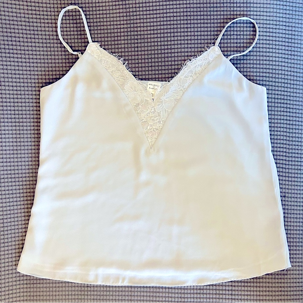 Melrose and Market Light Blue Lace Cami